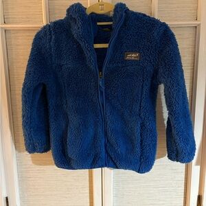 Blue Fleece Zip-Up Jacket